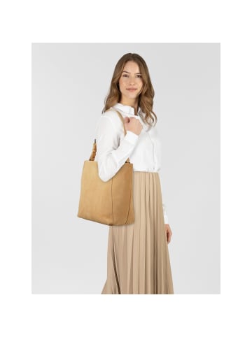 Liebeskind Berlin Chudy Schultertasche M Leder 36 cm light tan suede