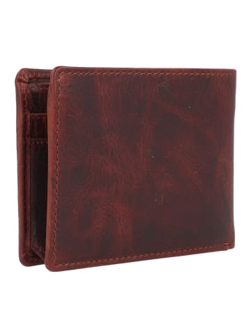 Greenburry Rugged Geldbörse RFID Schutz Leder 11.5 cm brown