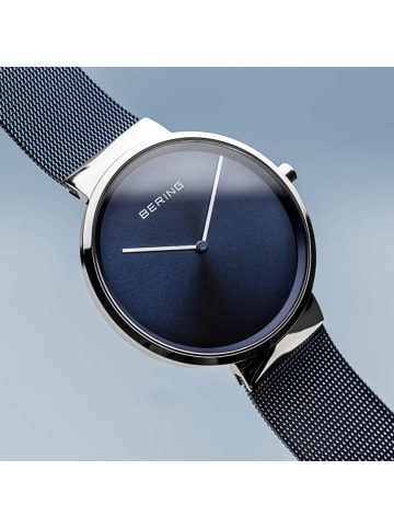 Bering Quarzuhr für Damen in blau