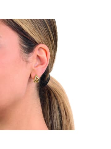 Noelani Creolen Silber 925, gelbvergoldet in Gold