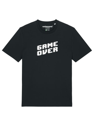 wat? Apparel T-Shirt Game Over in Schwarz