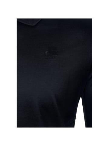 Karl Lagerfeld Langarm-Poloshirt 745000 in dunkelblau