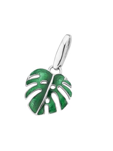 Giorgio Martello Milano Charm Monstera-Blatt in Grün