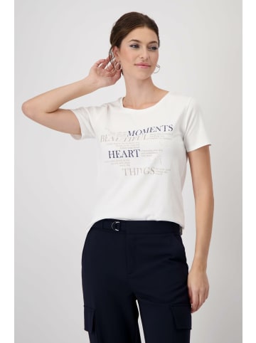 monari Rundhals T-Shirt für Damen in uni