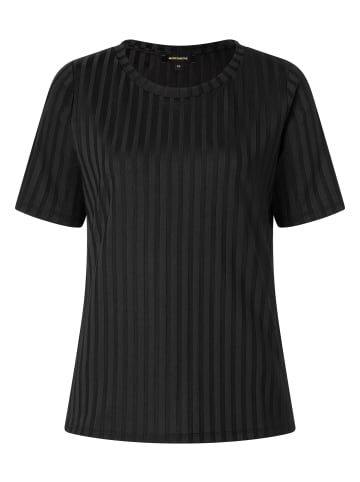 More & More Rippenshirt in black