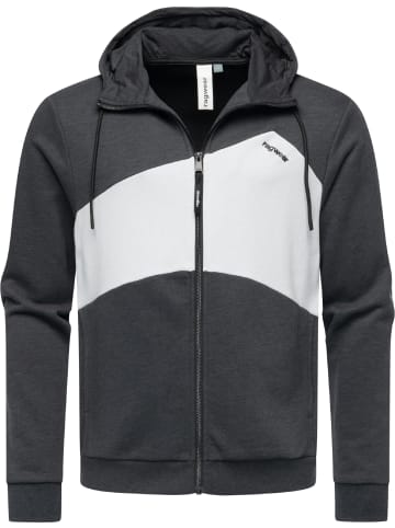 ragwear Kapuzensweatjacke Wilso in Dark Grey