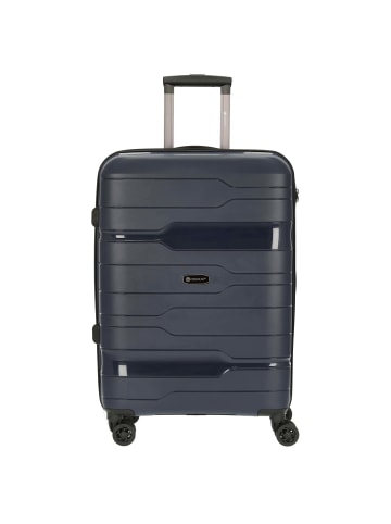 Check.In Memphis - 4-Rollen-Trolley 67 cm (blau) in blau