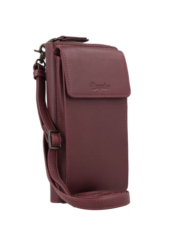 Esquire Peru Handytasche Leder 10 cm in rot