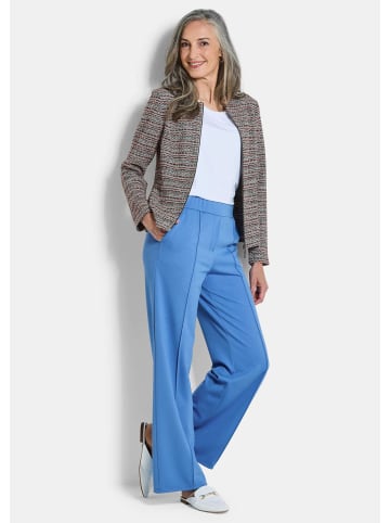 GOLDNER Bouclé-Blazer Jerseyblazer mit Glanzakzenten in bunt / gemustert