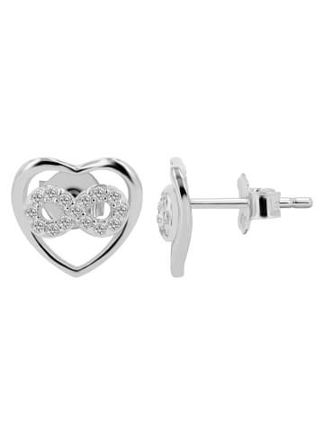 Adeliás Damen Anhänger – Unendlichkeitszeichen Anhänger aus 925 Silber in silber