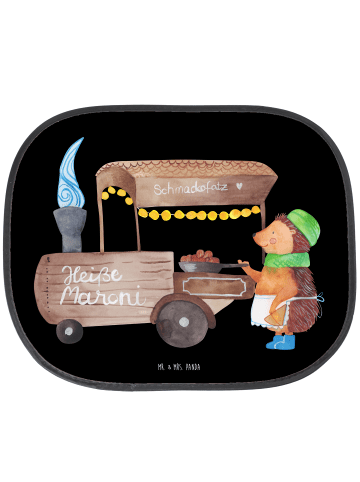 Mr. & Mrs. Panda Sonnenschutz Auto Igel Maronen ohne Spruch in Schwarz