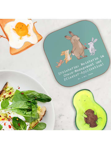 Mr. & Mrs. Panda Untersetzer für Gläser Erzieherin Chaos-Managem... in Meeresbrise