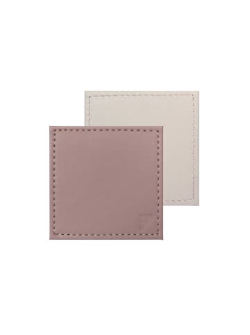 FREEFORM FREEFORM | Untersetzer, DUO, altrosa/stein, 10 x 10 cm