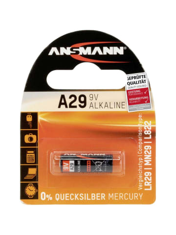 ANSMANN Batterie A29 in Schwarz