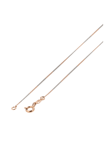 faina Women Chain Necklace in Rose Gold Silver