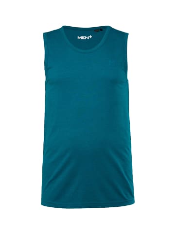 Men Plus Tank Top in rauchblau