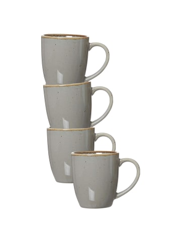 Ritzenhoff & Breker 4er Set Henkelbecher Taste in Taupe 340 ml in taupe