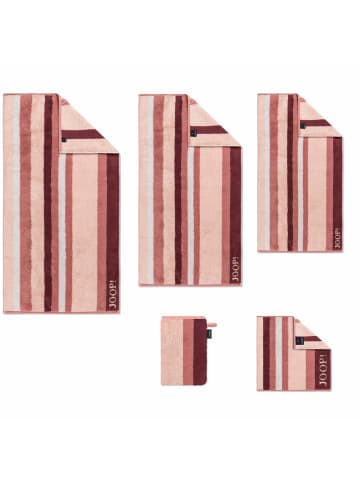 Cawö Handtuch Vibe Streifen 1698 22 in Puder Rosa