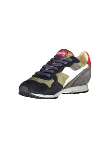 Diadora Grüne Leder-Sneaker