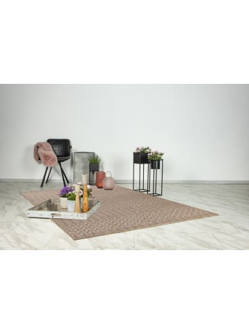 Vivorum Wohnzimmer Kurzflor Teppich Sindra 125 in natur