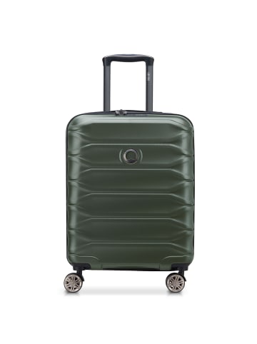 Delsey Meteor 4 Rollen Kabinentrolley 55 cm mit Dehnfalte in olive