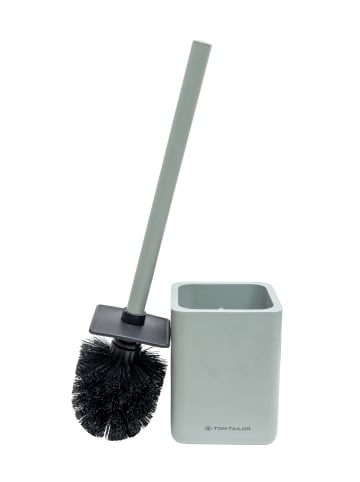 Wenko WC-Bürste mit Behälter in Grün, (B) 9,5 x (H) 37 x (L) 9,5 cm