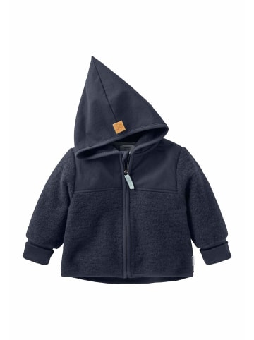 Hessnatur Wollfleece Jacke in marine