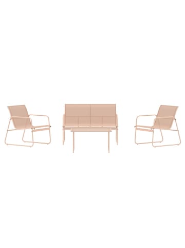 ebuy24 Sofaset Scopello (4-teilig) Beige 45 x 75 cm