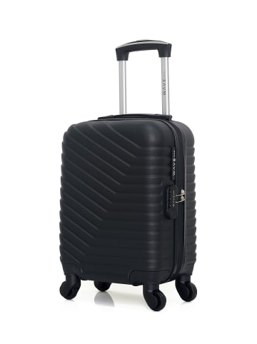 WAVE PARIS Handgepäck Koffer LENA in Schwarz (26L)