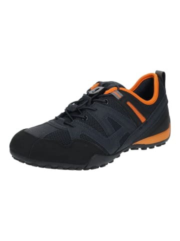 Geox Sneaker in Navy/Orange