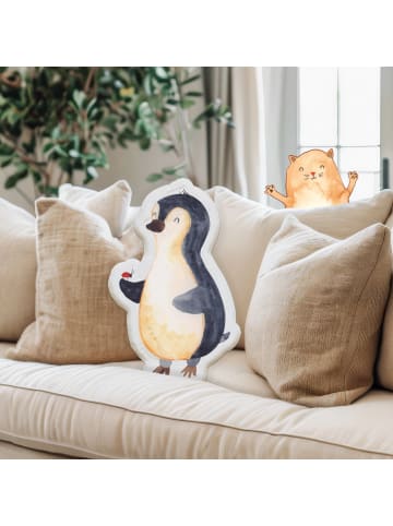 Mr. & Mrs. Panda Kuschelkissen Pinguin Marienkäfer ohne Spruch in Weiß