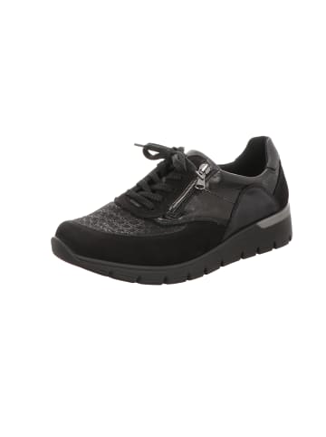 WALDLÄUFER Schnürschuh bequem in schwarz