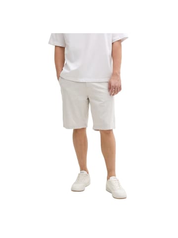 TOM TAILOR Denim Short in beige abbey stone chambray