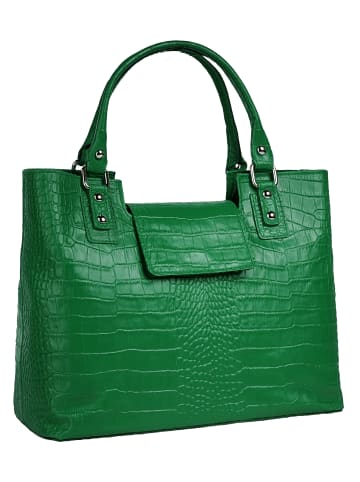 Cluty Handtasche echt Leder in grün