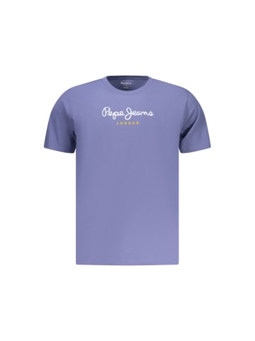 Pepe Jeans Blaues Baumwoll-T-Shirt