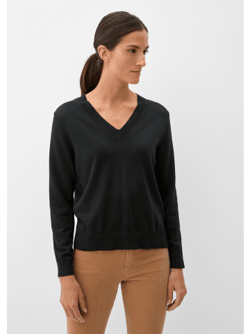 s.Oliver Pullover langarm in Schwarz