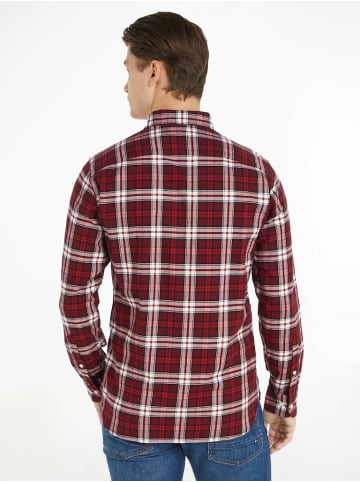 Tommy Hilfiger Langarm FreizeitHemd für Herren in rot