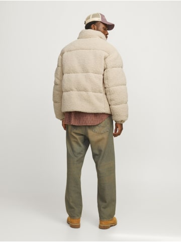 Jack & Jones Teddyfell Jacke in Cloud Dancer