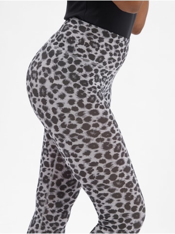 Marie Lund Leggings in hellgrau schwarz - 0002