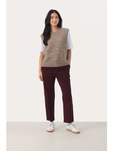 PART TWO Casual Hose MishasPW Classic fit in Winetasting