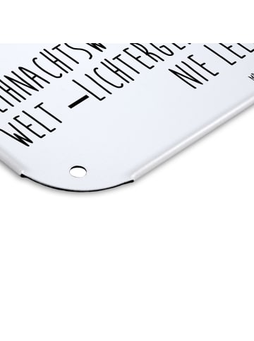 Mr. & Mrs. Panda tafel Pinguin Weihnachtsbaum mit Spruch in Weiß