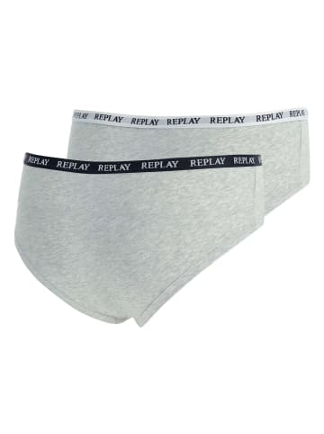 Replay Panty 2er Pack in Grau