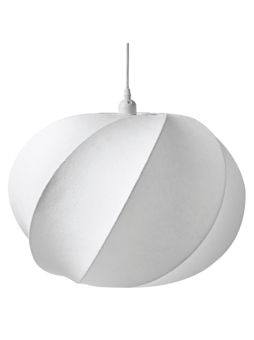 Beliani Pendelleuchten MAQUINE in Weiß - (W) 45 x (H) 118 x (L) 45 cm
