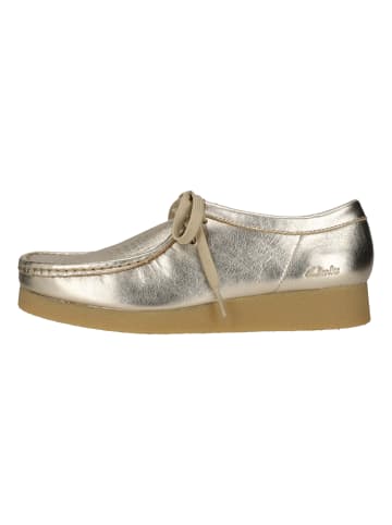 Clarks Schnürschuhe Wallabee EVO in 5049A Gold Leather