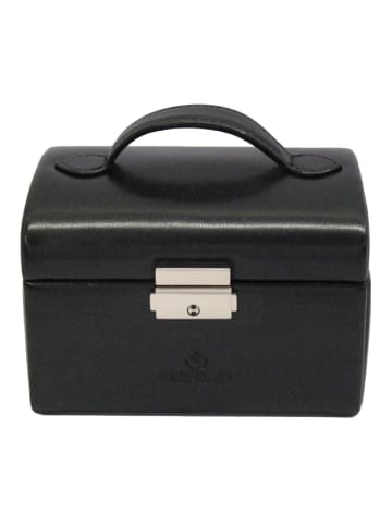 Windrose Merino Schmuckkasten 15 cm in schwarz