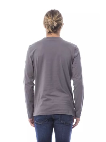 Verri Grau Baumwolle Herren T-Shirt