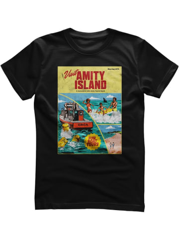 Jaws T-Shirt "JAWS Visit Amity Island Retro T-Shirt" in Schwarz