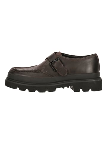Clarks Halbschuhe Badell Monk in 5221A Brown Croc Lea