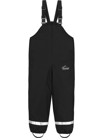 Normani Outdoor Sports Normani Outdoor Sports Baby Regenhose mit Hosenträgern 'Skjolden' in Schwarz