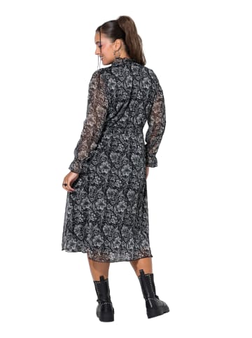 Studio Untold Midikleid in schwarz